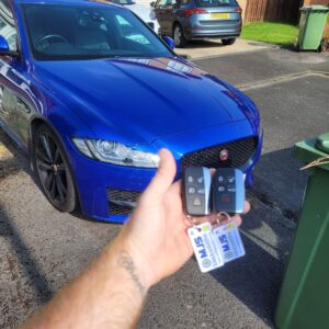 2 x keyless Jaguar remotes programmed.