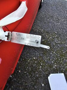 Vauxhall locked picked open in Durham