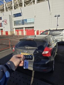 Key reprogrammed outside The Riverside Stadium