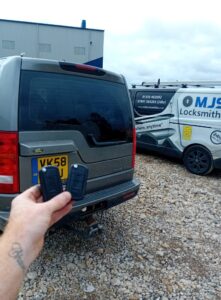 Landrover Discovery keys made on site in Saltburn